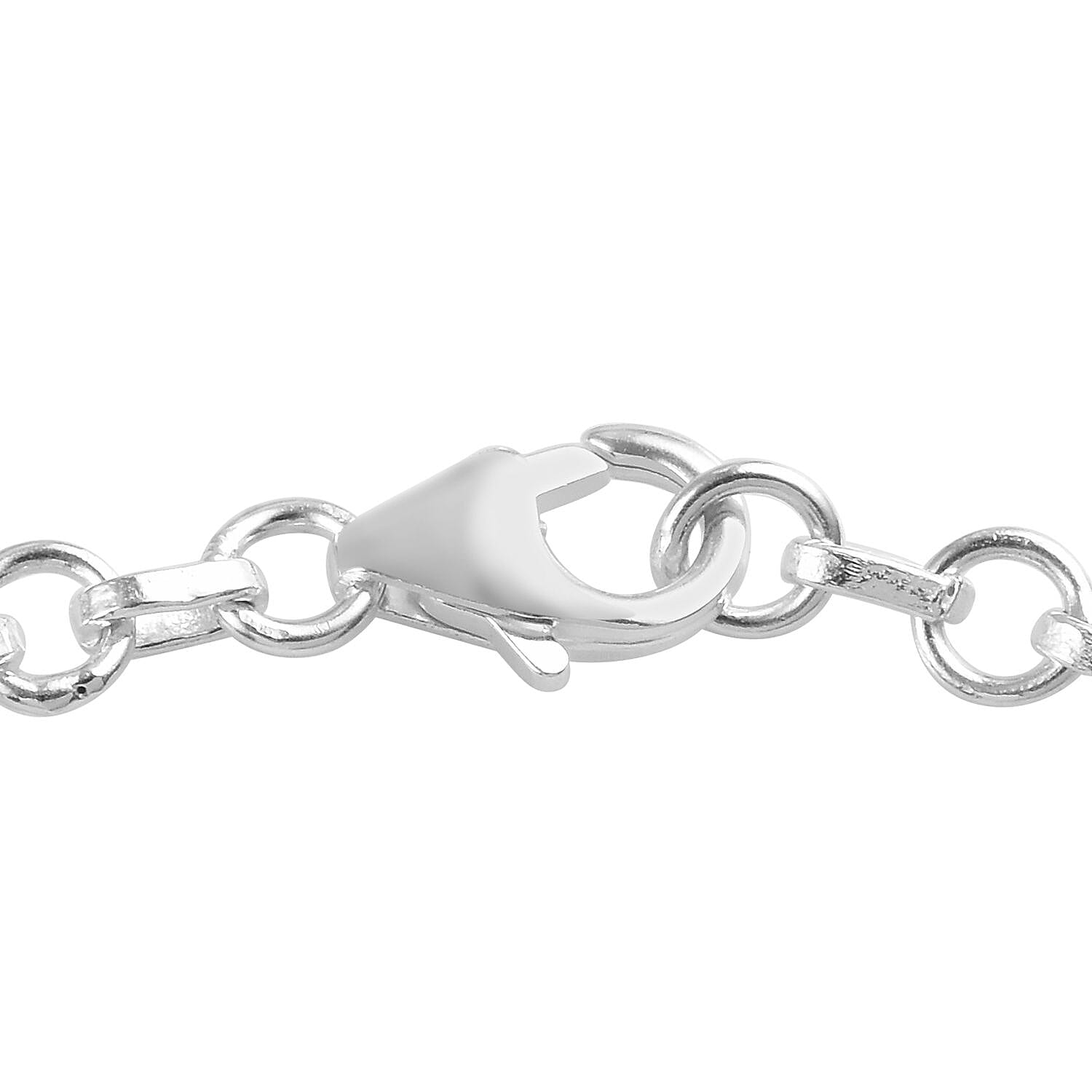 J Francis -  Black Diamond Crystal and Iridescent Tahitian Look Pearl Crystal Bracelet (Size 6-7.5 with Extender) in Sterling Silver