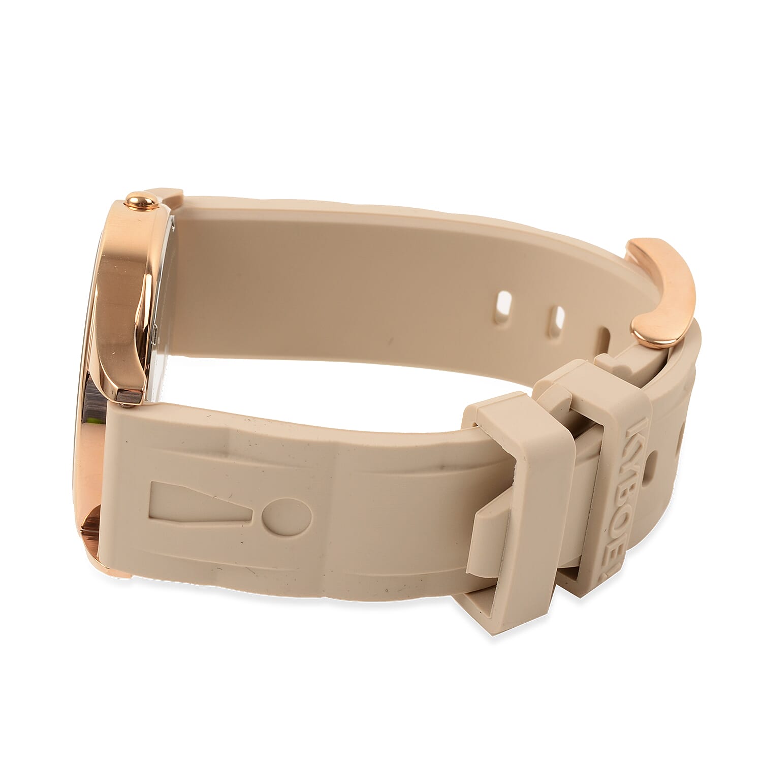 KYBOE Evolve Japanese Movement 100M Water Resistant Nude LED Watch in Stainless Steel