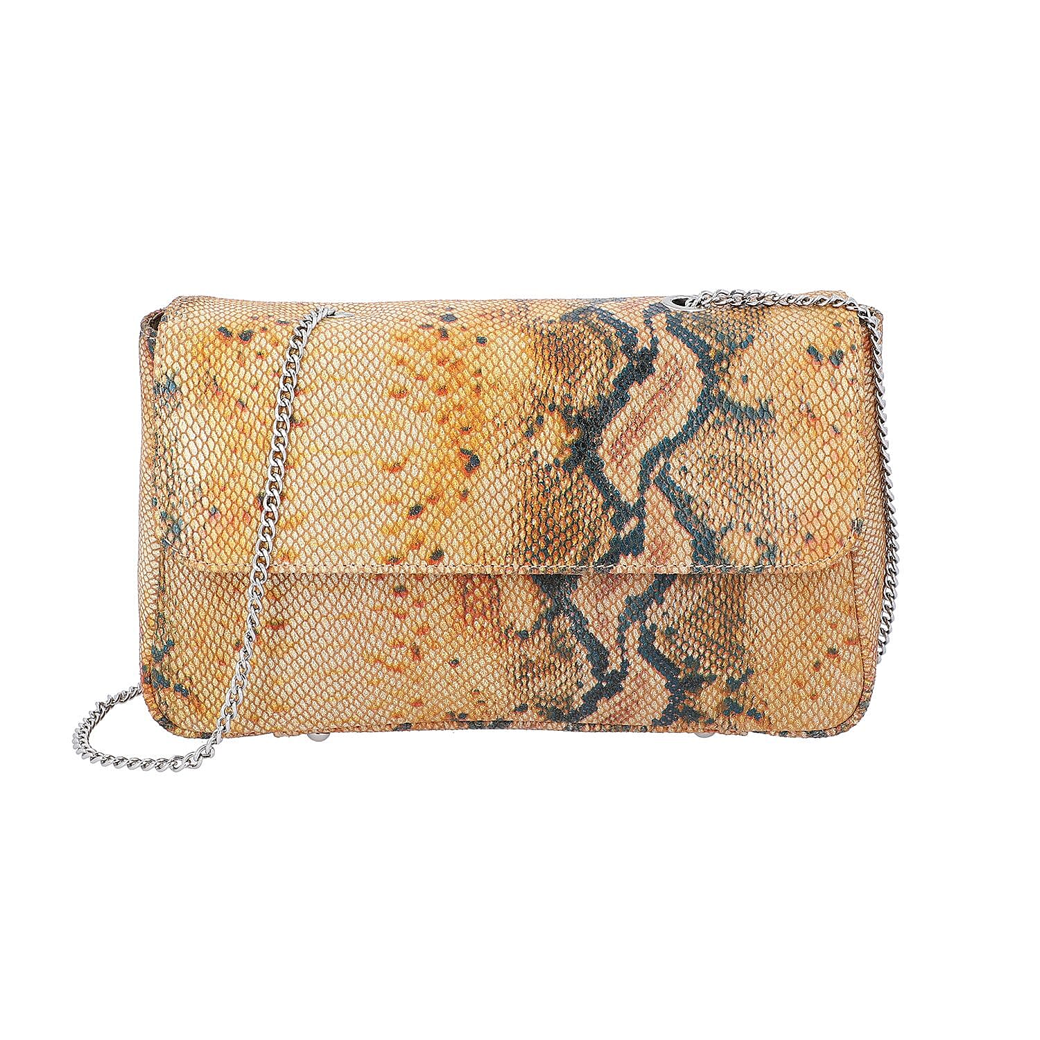 Snake print deals sling bag