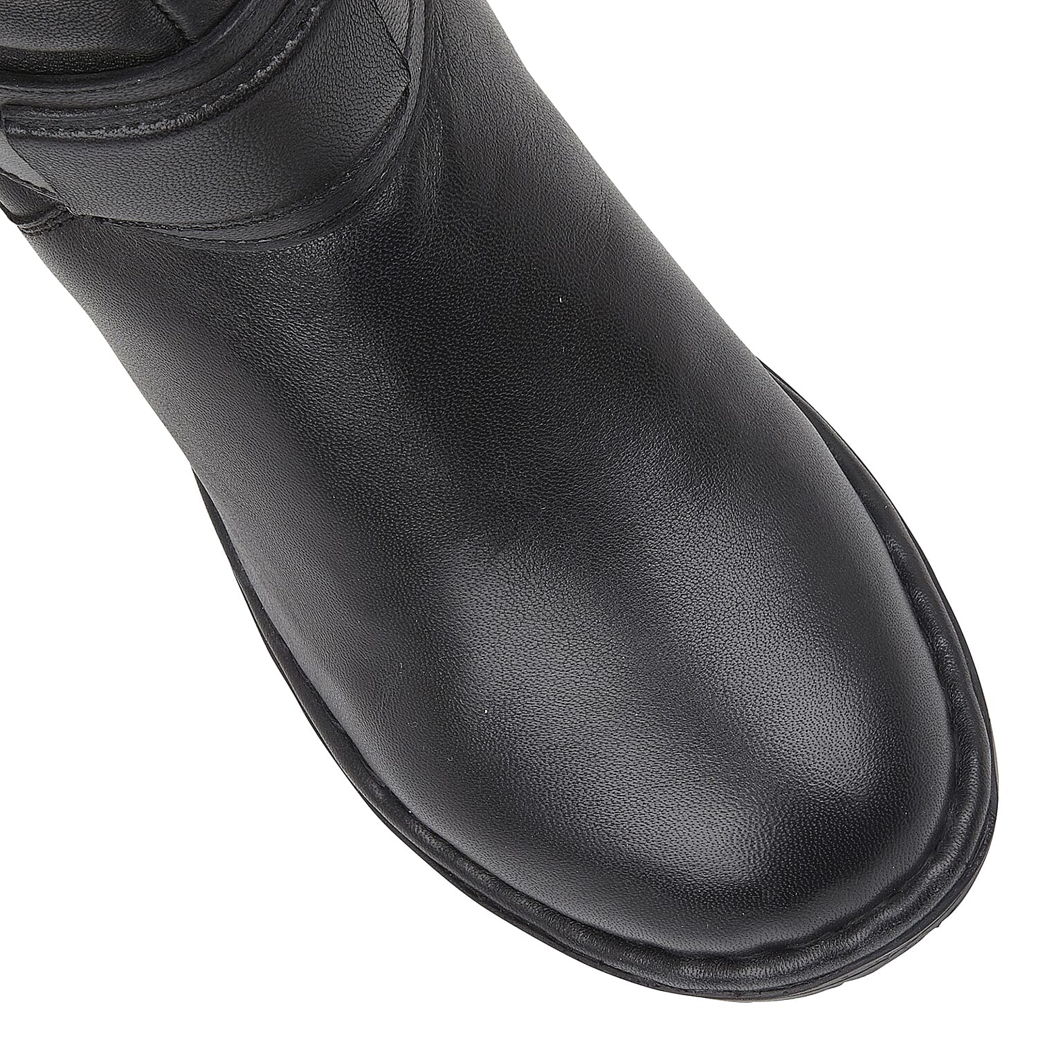 Lotus Black Leather Talitha Knee-High Boots (Size 3)