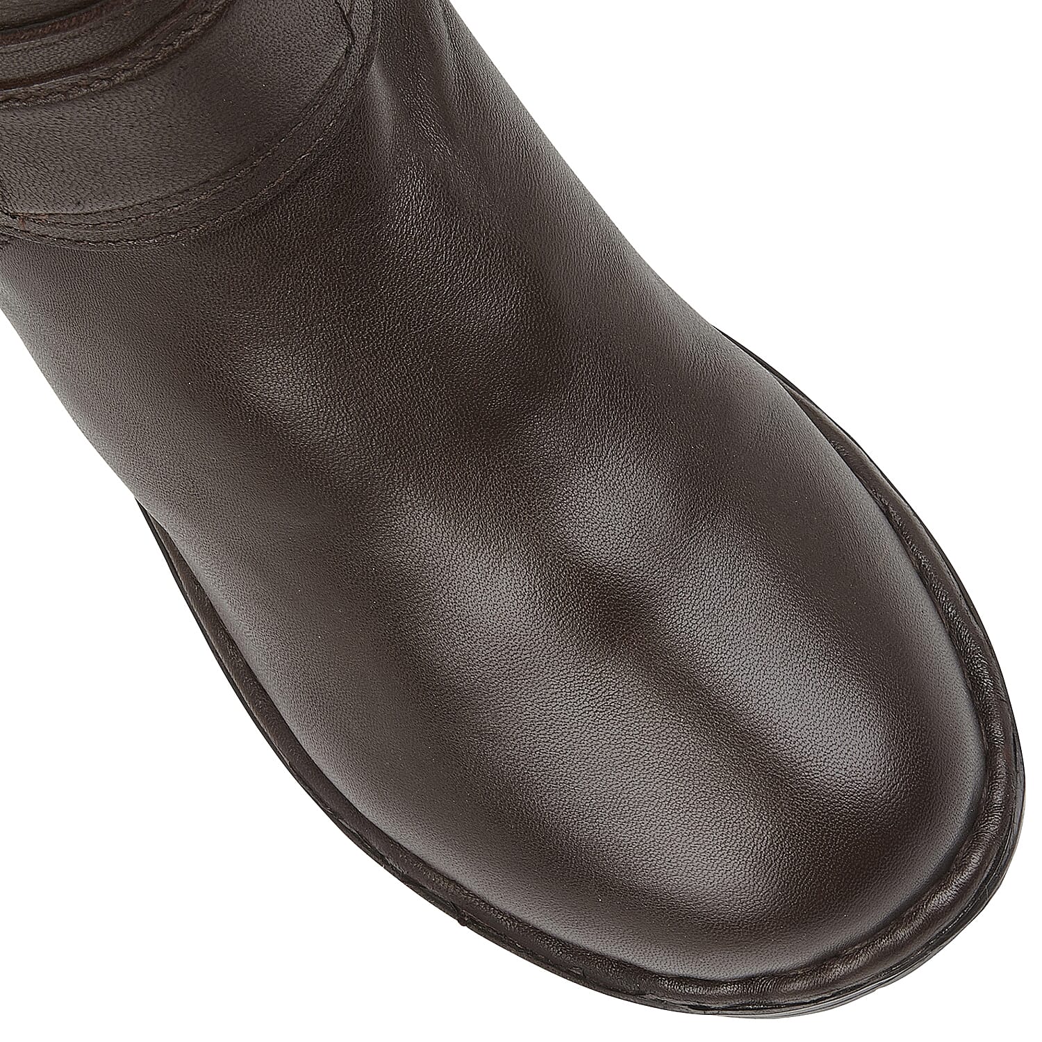 Lotus Brown Leather Talitha Knee-High Boots (Size 3)