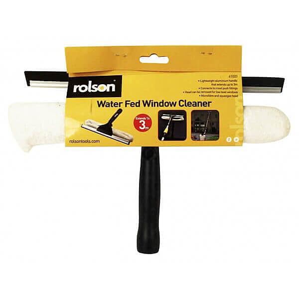 ROLSON 2 in 1 Telescopic Window Cleaner - Extends up to 3.3M