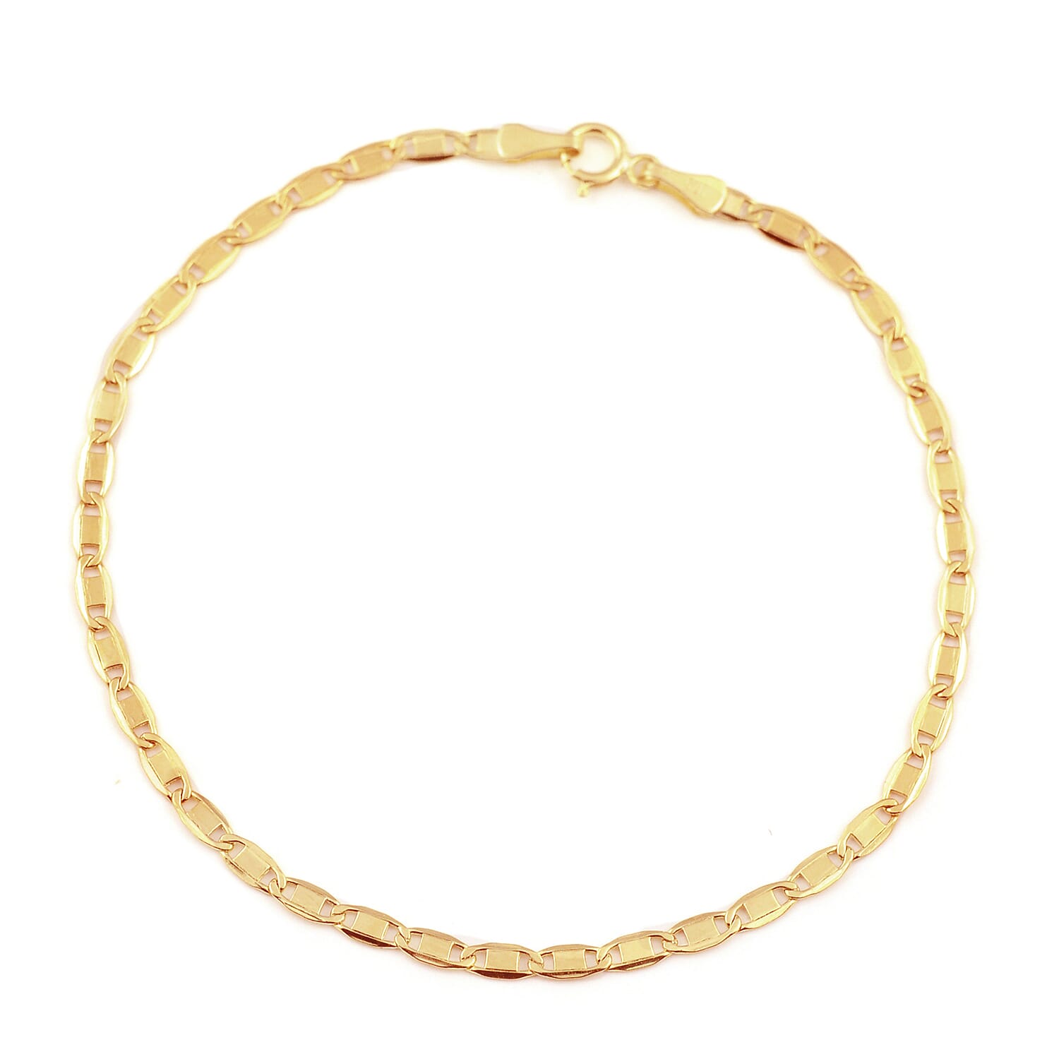 JCK Vegas Collection 9K Yellow Gold Valentino Bracelet (Size 7.5)