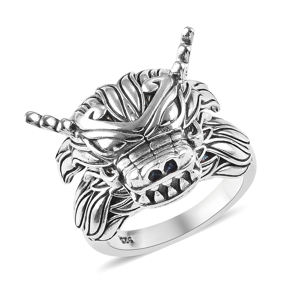 Sterling Silver Dragon Ring, Silver wt 11.40 Gms
