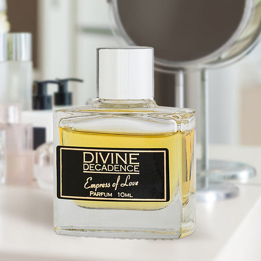 Divine Decadence Eau de Parfum Collection  5 x 10ml (Empress of Love, Leading Lady, Viva La Diva,  Aphrodites Desire & Goddess of Love)
