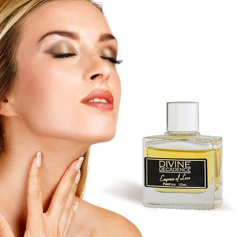 Divine Decadence Eau de Parfum Collection  5 x 10ml (Empress of Love, Leading Lady, Viva La Diva,  Aphrodites Desire & Goddess of Love)