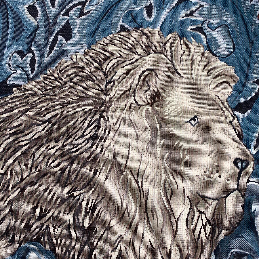 Signare Tapestry- William Morris Lion and the Forest Wall Hanging (Size 139x87 Cm)