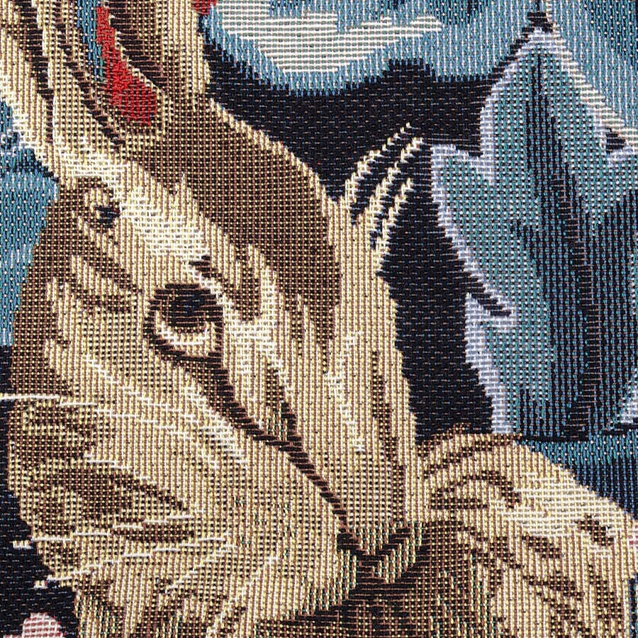 Signare Tapestry- William Morris Lion and the Forest Wall Hanging (Size 139x87 Cm)