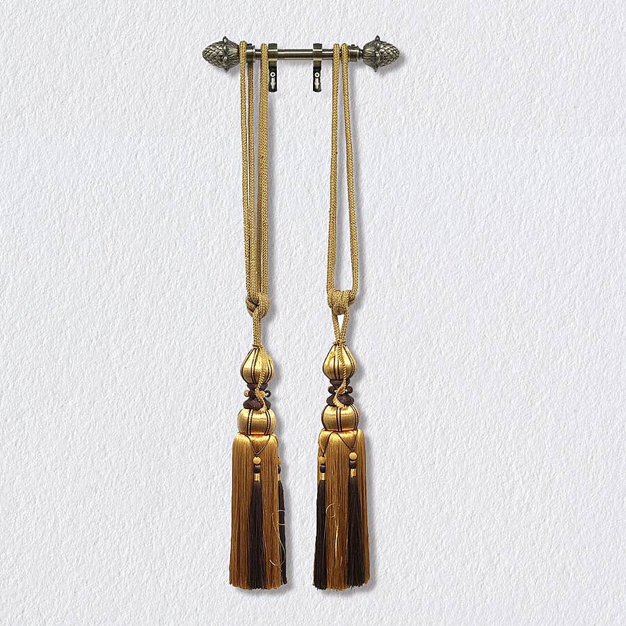 Signare Tapestry - Set Of 2 Wall Hanging Tassels (L: 80cm)