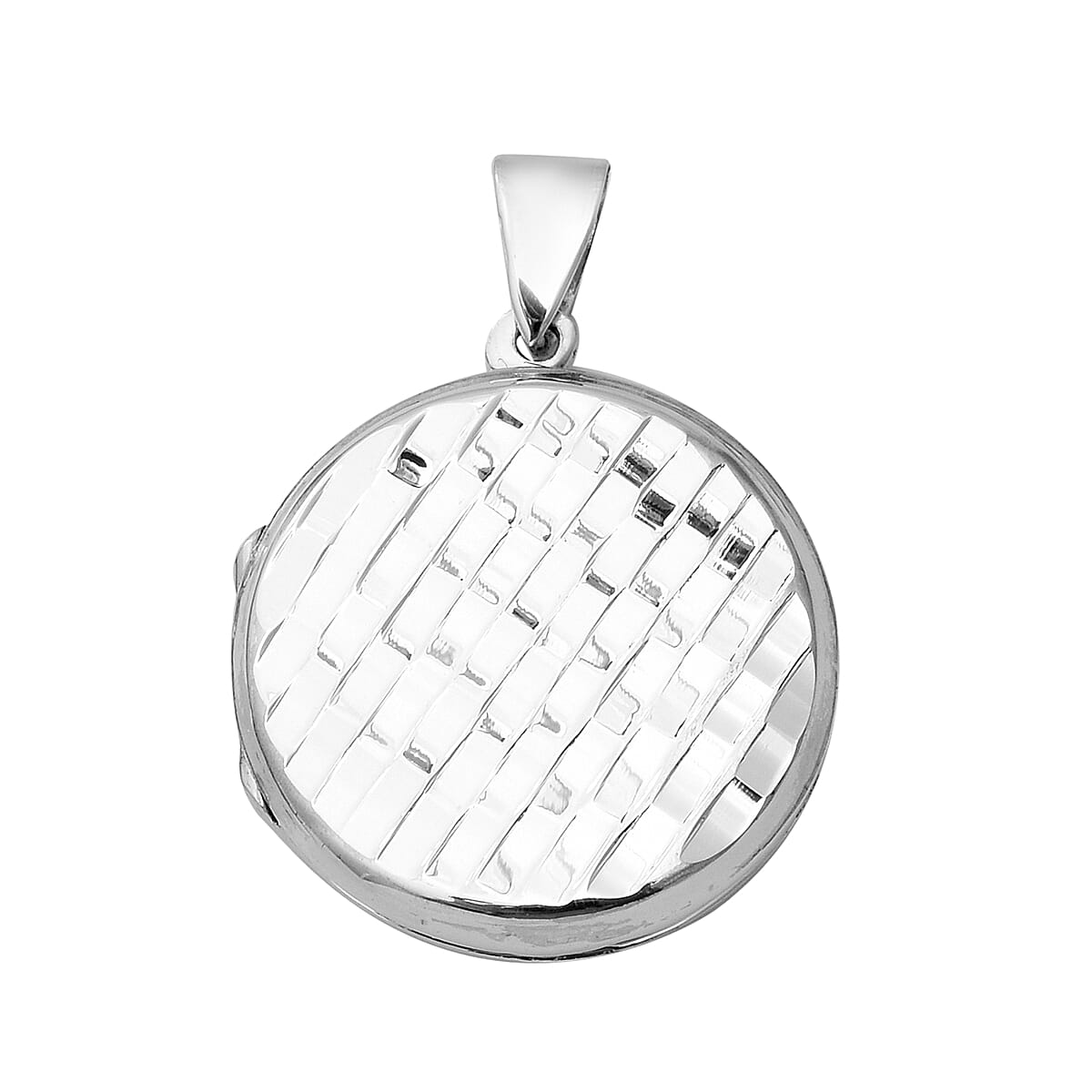 Sterling Silver Round Locket, Silver wt 7.40 Gms