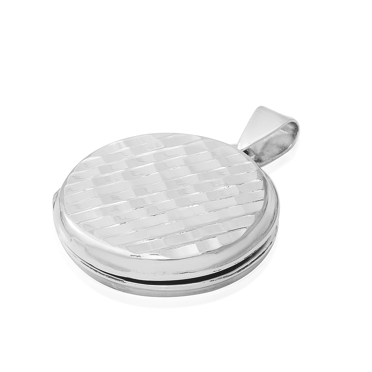 Sterling Silver Round Locket, Silver wt 7.40 Gms