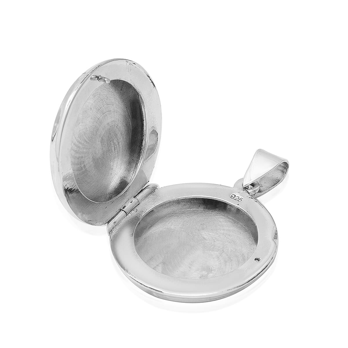 Sterling Silver Round Locket, Silver wt 7.40 Gms