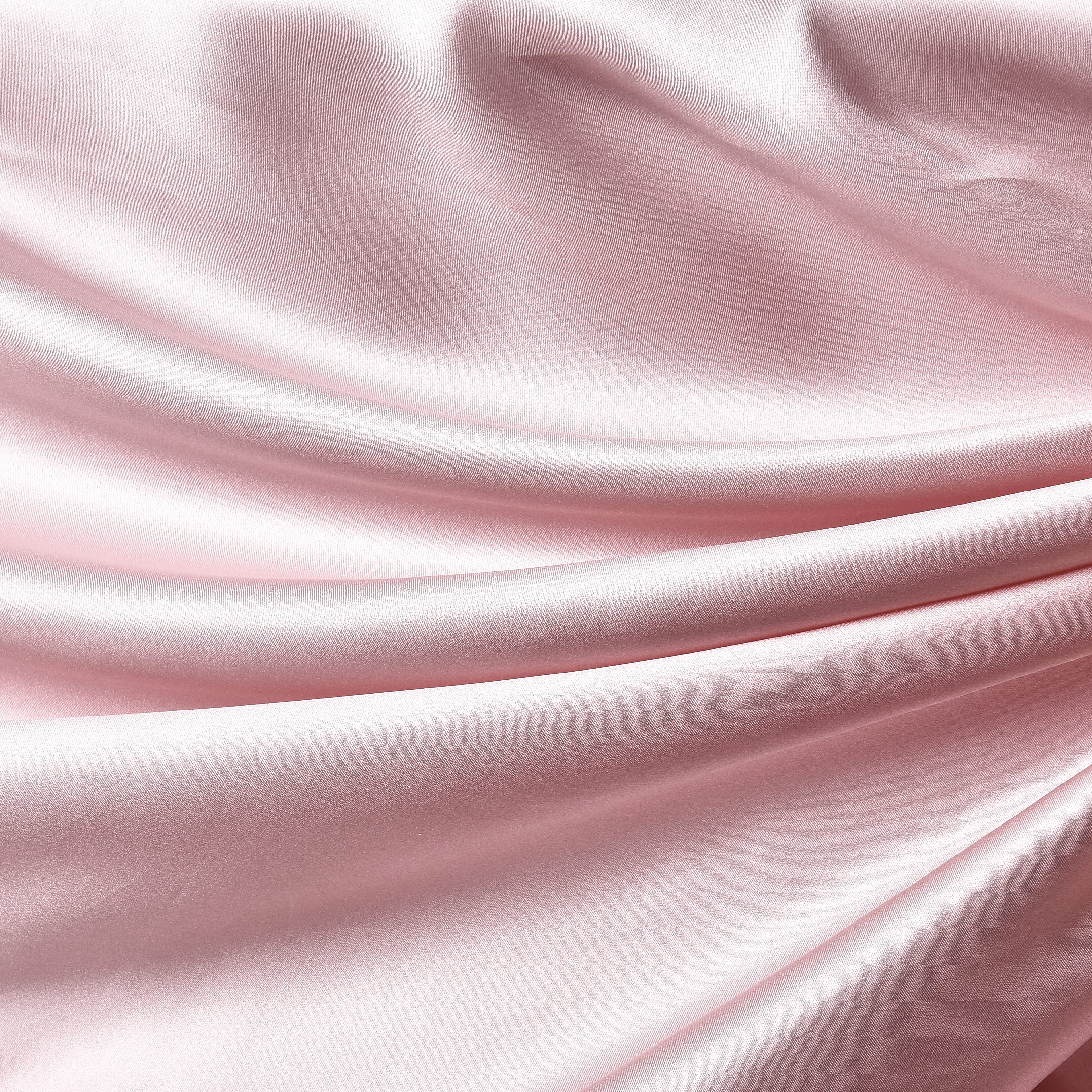 100% Top Mulberry Silk Fitted Sheet Infused with Hyalu & Argan Oil(Size 140x190+30 Cm) - Pink