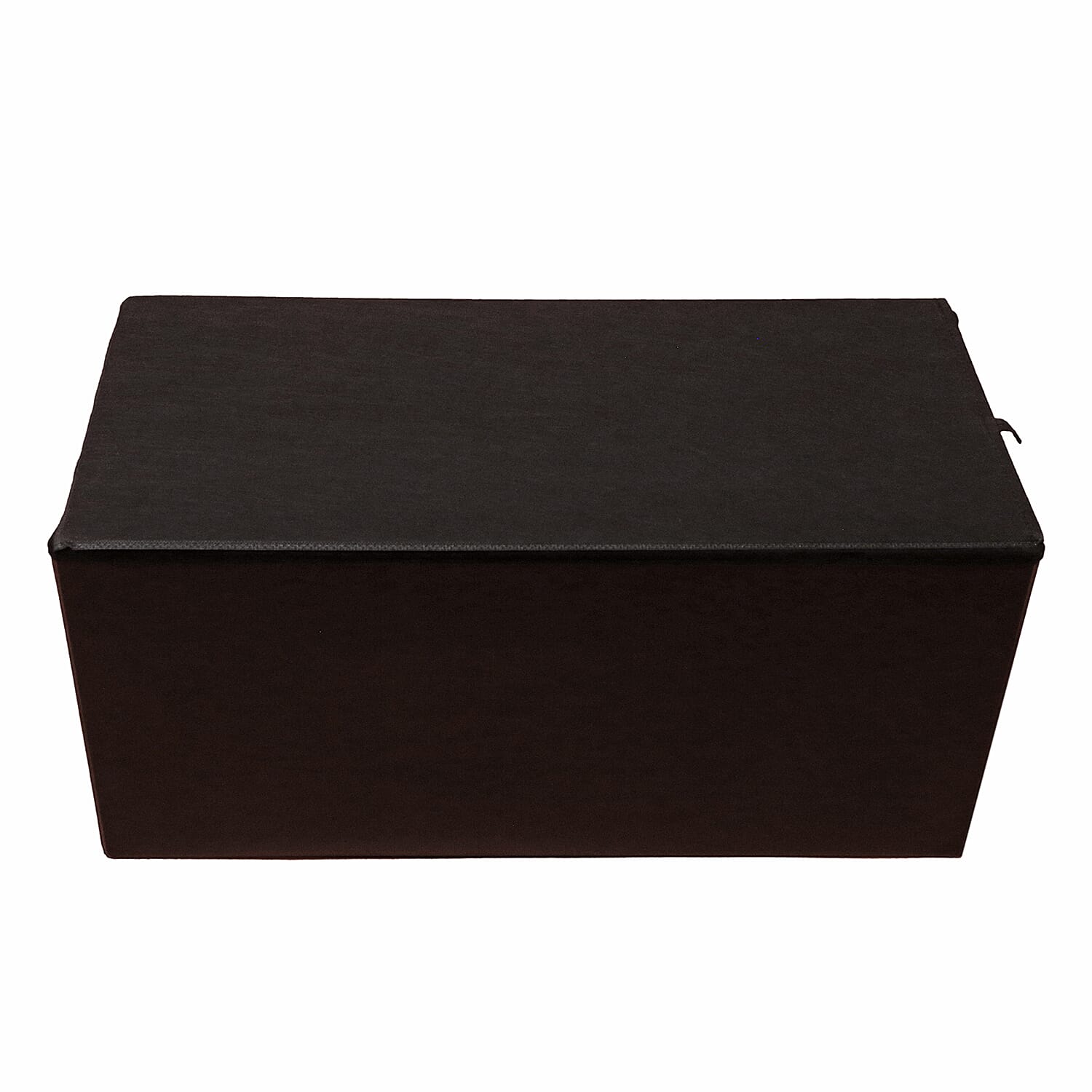 Multi Functional Foldable Storage Ottoman (Size 76x38x38 Cm) - Black
