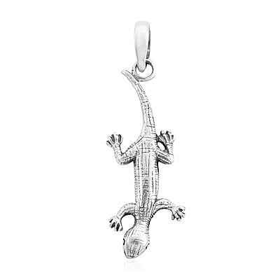 Royal Bali Collection - Sterling Silver Lizard Pendant, Silver wt. 3.10 Gms