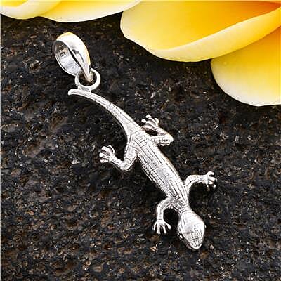 Royal Bali Collection - Sterling Silver Lizard Pendant, Silver wt. 3.10 Gms