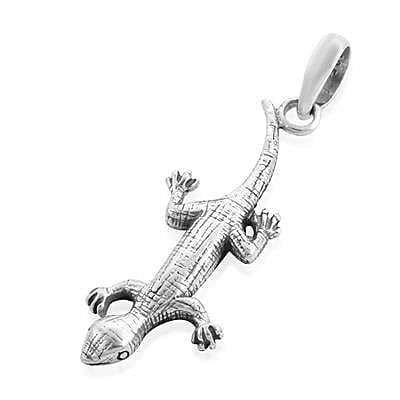 Royal Bali Collection - Sterling Silver Lizard Pendant, Silver wt. 3.10 Gms