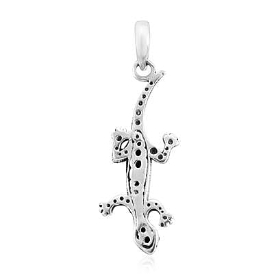 Royal Bali Collection - Sterling Silver Lizard Pendant, Silver wt. 3.10 Gms