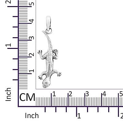 Royal Bali Collection - Sterling Silver Lizard Pendant, Silver wt. 3.10 Gms