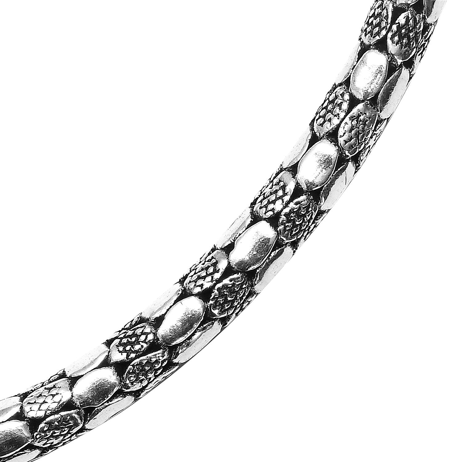 Royal Bali Sterling Silver Necklace (Size 20), Silver wt 54.15 Gms