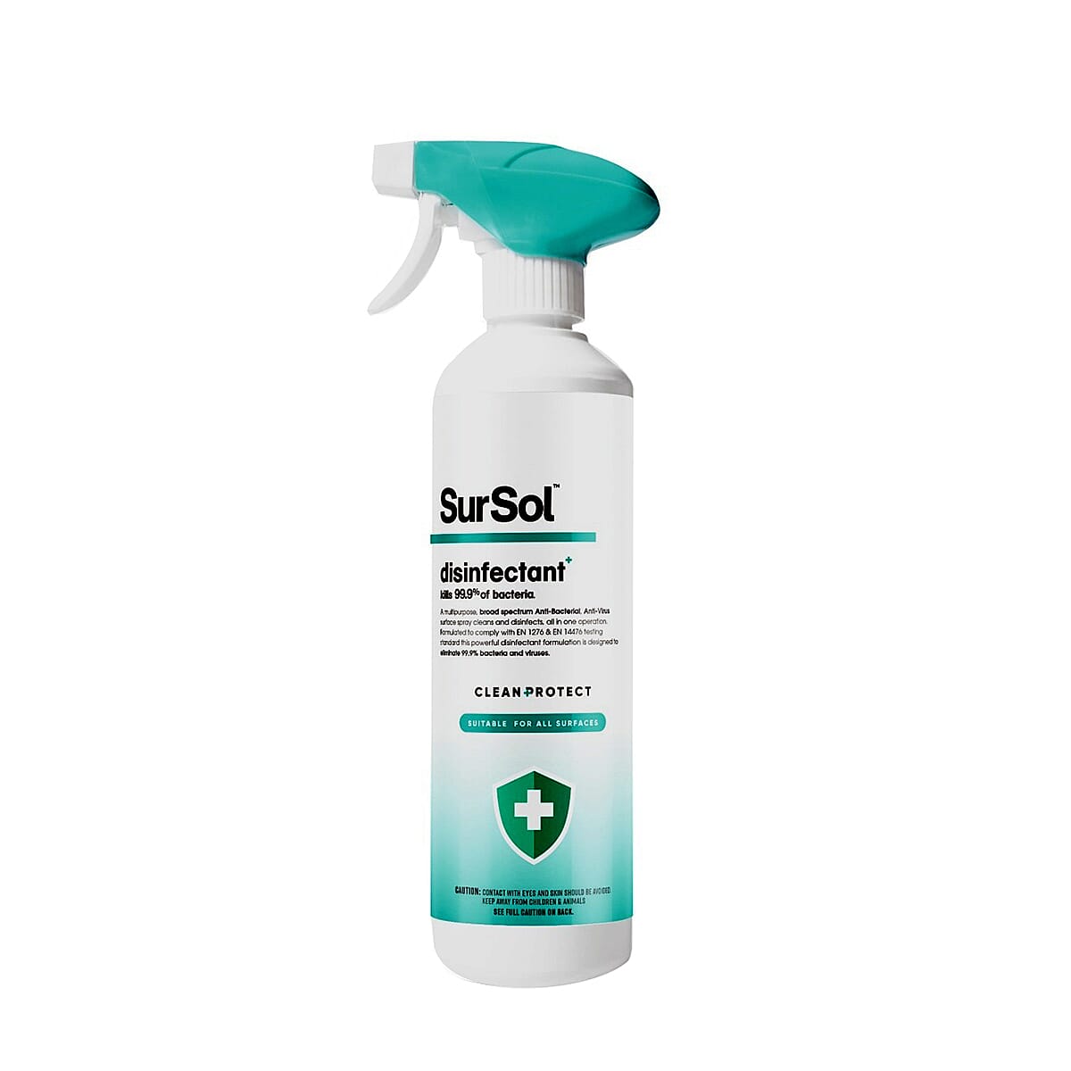 SurSol Clean+Protect Anti-Bacterial Anti-Virus Disinfectant All Surface Cleaner 500ml
