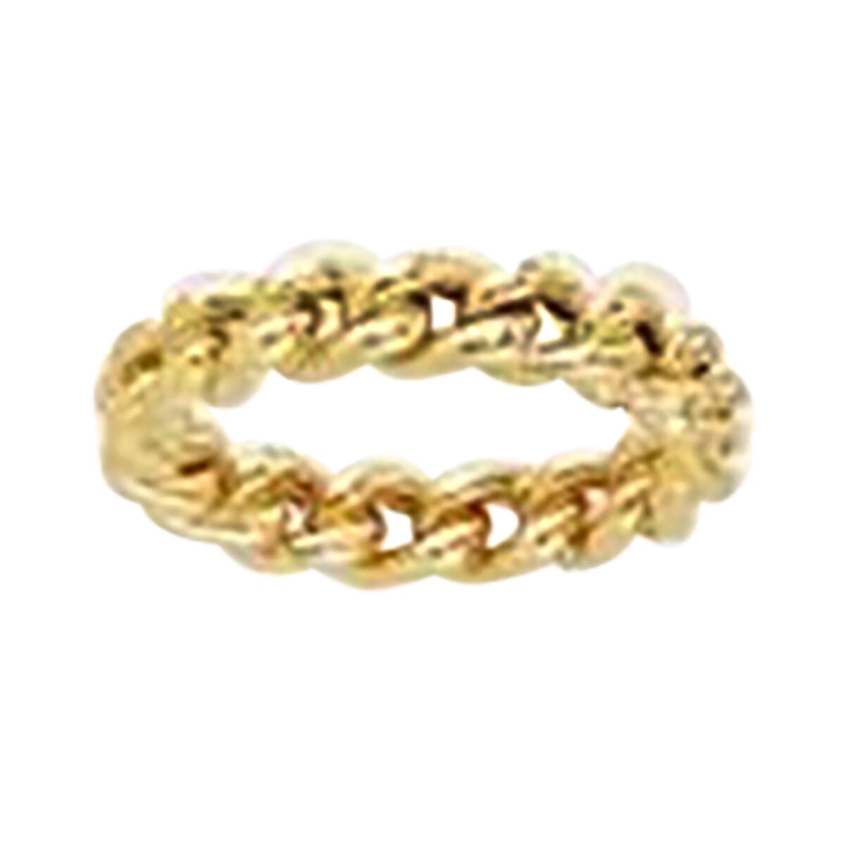 Limited Edition - Vicenza Close Out 9K Yellow Gold Curb Ring