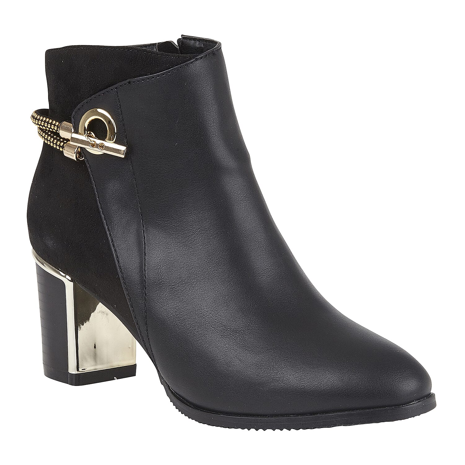 Lotus Honey Heeled Ankle Boots (Size 3)