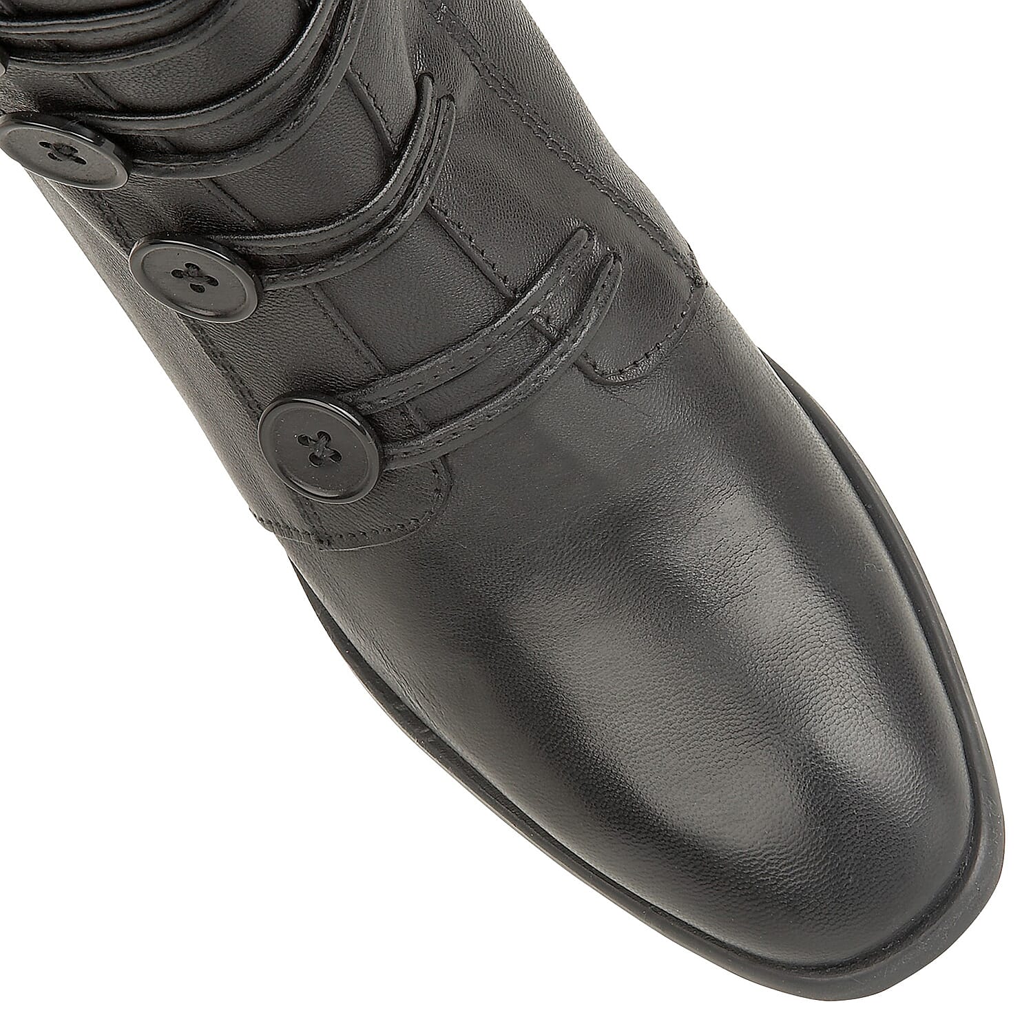 Lotus Leather Spindle Knee High Boots (Size 3)