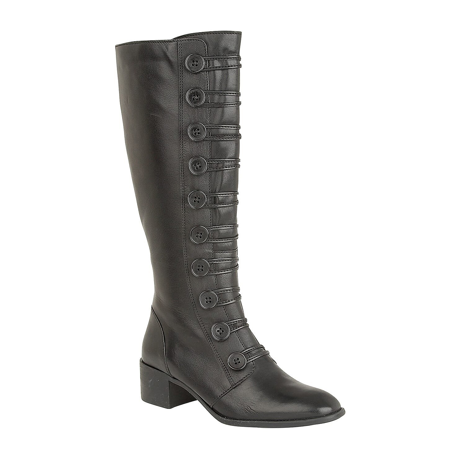 Lotus Leather Spindle Knee High Boots (Size 3)