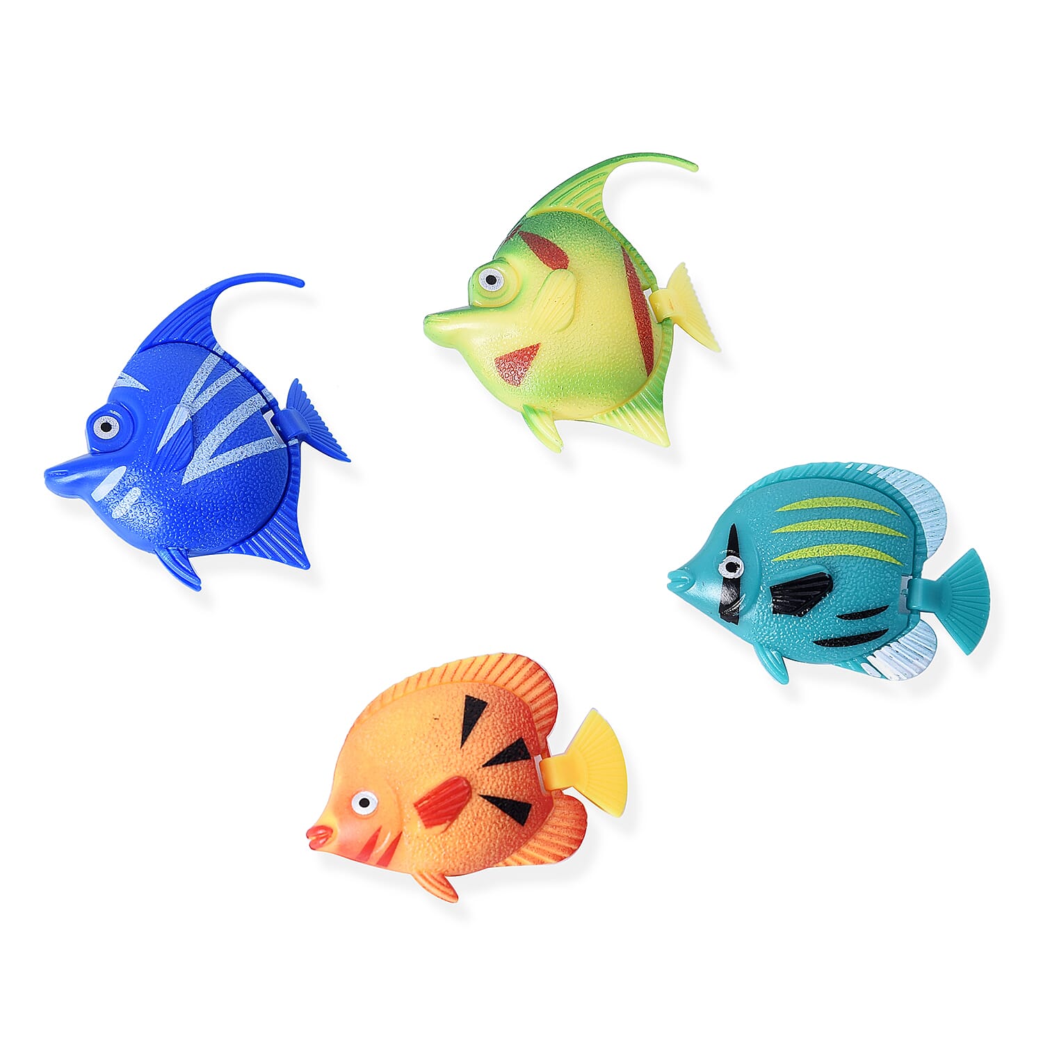 Bubble Fish Tank Lamp with Colour Changing LED Light (H 58Cm) - Silver Base Colour