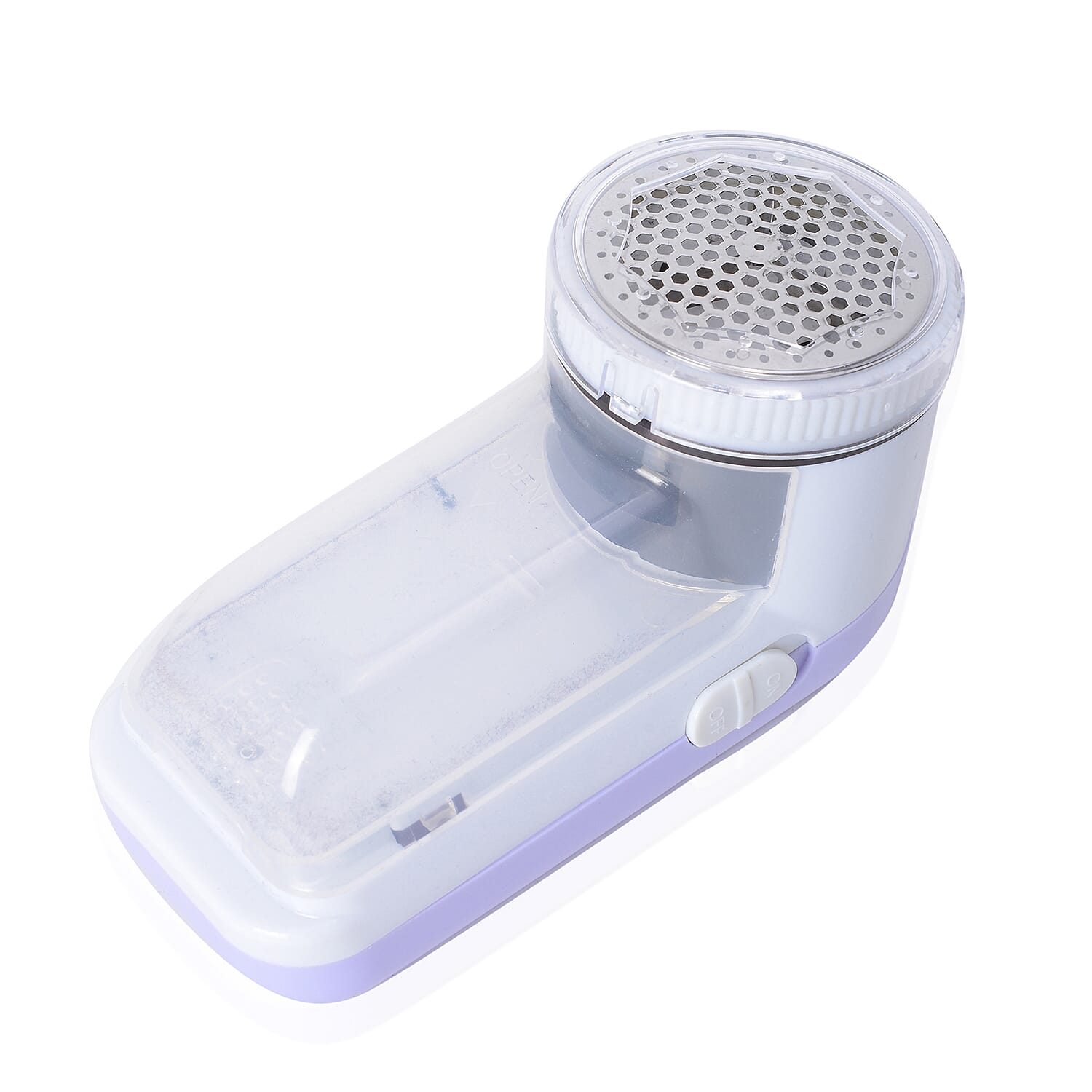 2 Piece Set - Lint Shaver with Washing Ball - Purple and Green (2xAA Battery not Included)