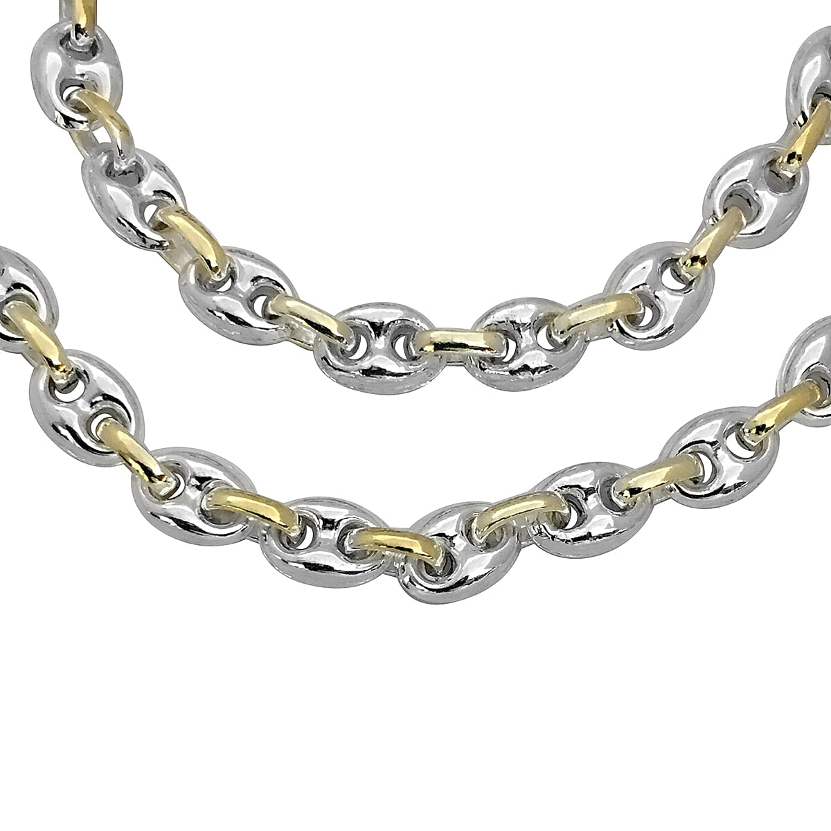 Designer Inspired- Sterling Silver Mariner Necklace (Size 30), Silver wt 23.00 Gms.