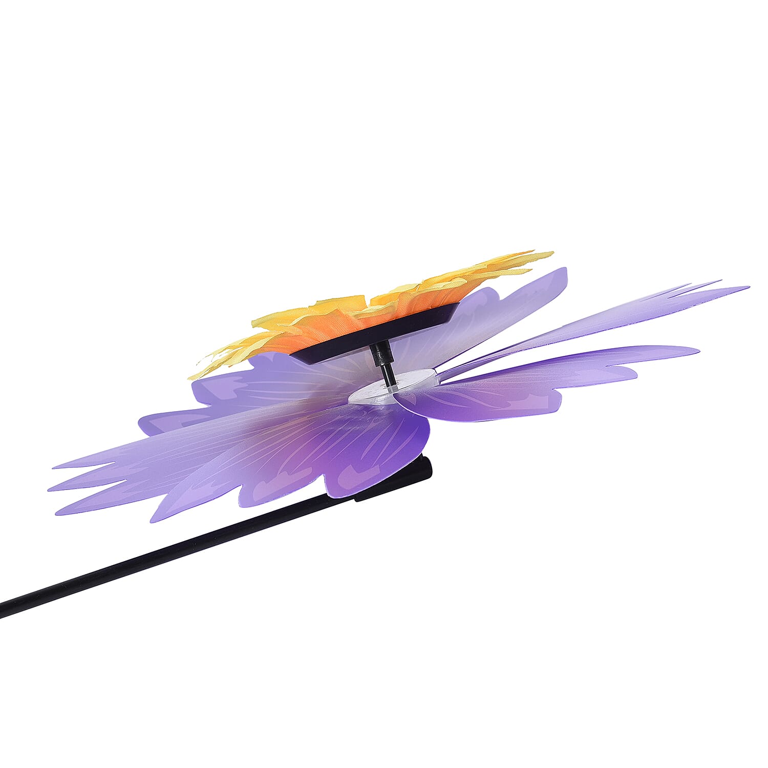 Set of 3 - Sunflower Windmill (Size 65x30cm) - Yellow, Red and Purple