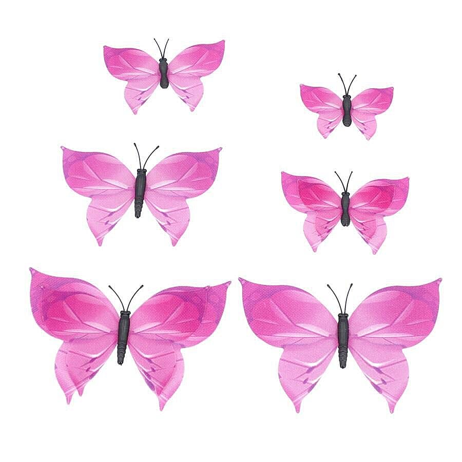 42 Pcs Set - Multi Colour Magnet 3D Butterflies