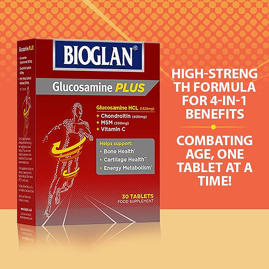 Bioglan: Glucosamine HCL Plus Vit C 30s (1325 MG)