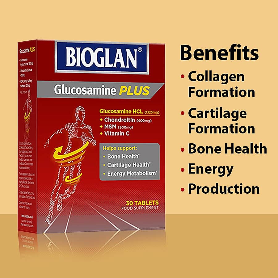 Bioglan: Glucosamine HCL Plus Vit C 30s (1325 MG)