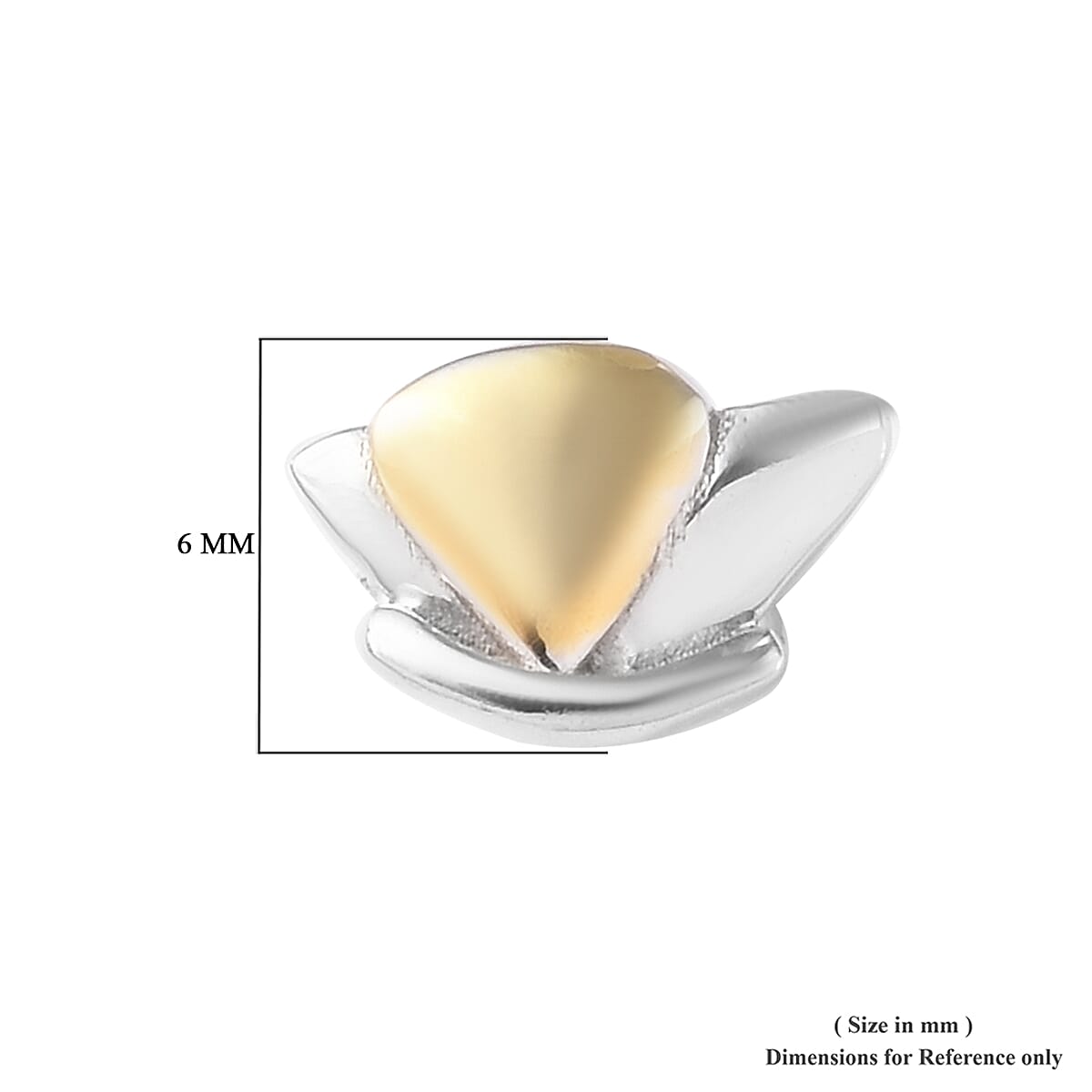 Butterfly Stud Earrings for Children in Platinum and Gold Plated Silver