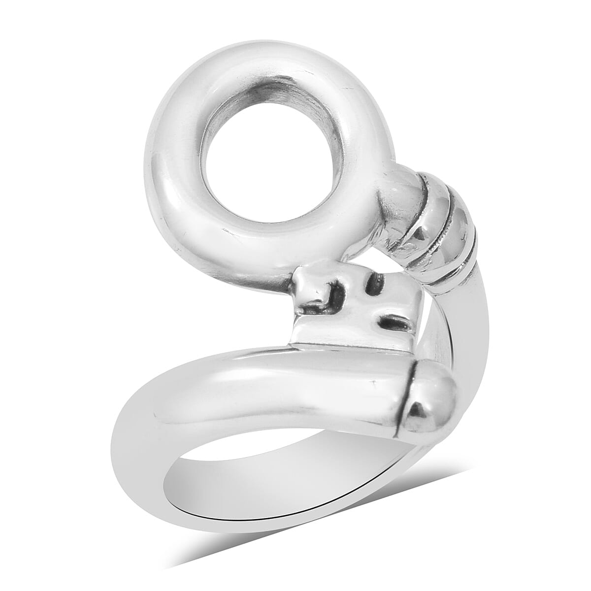 Designer Inspired- Sterling Silver Key Ring