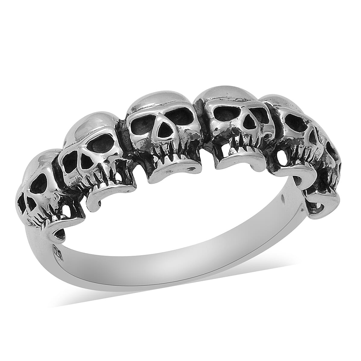 Thai Sterling Silver Skull Ring