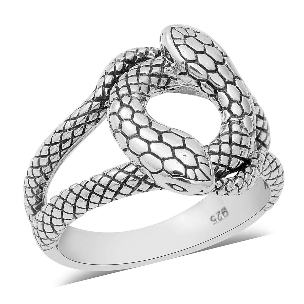 Thai Sterling Silver Snake Ring