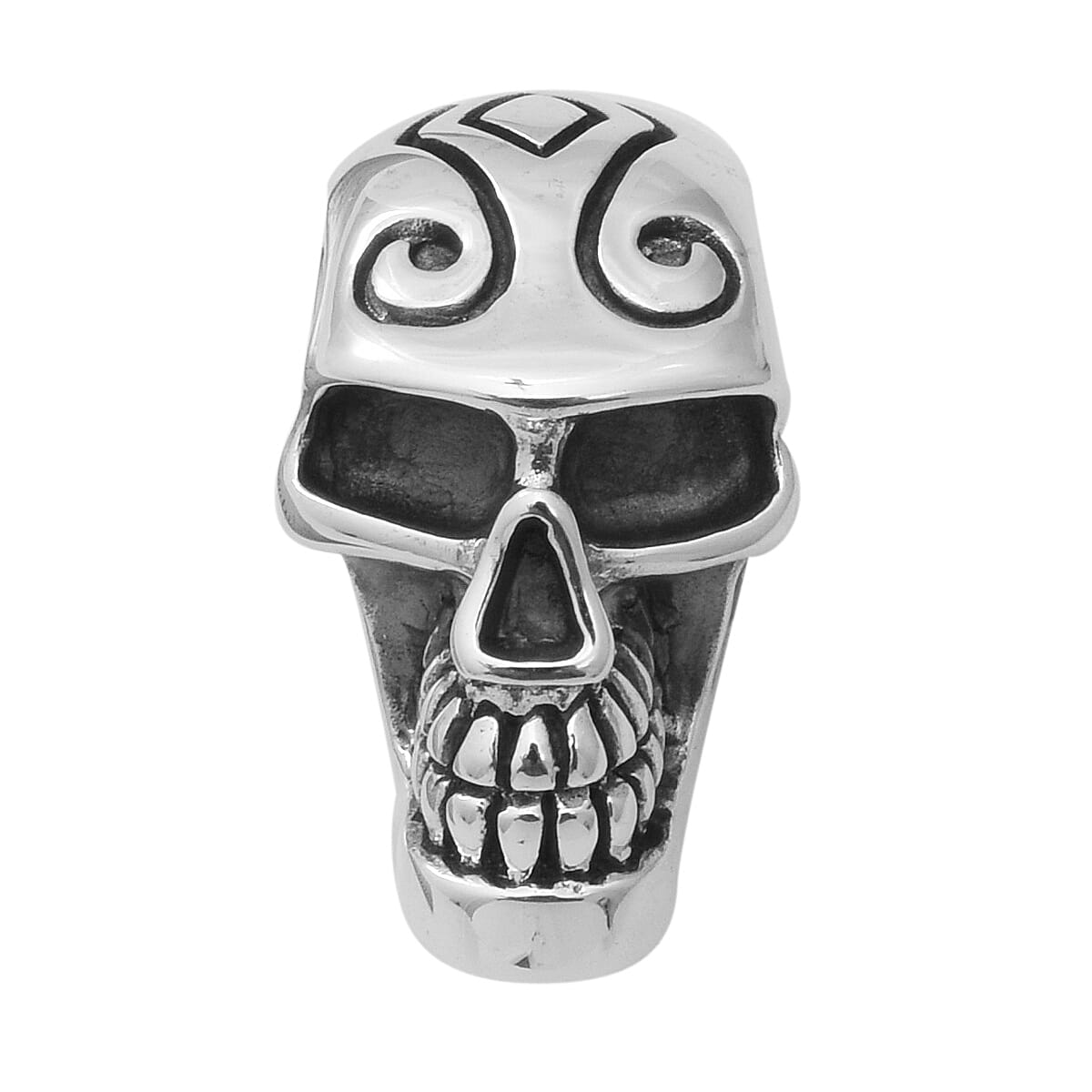 Thai Sterling Silver Skull Pendant