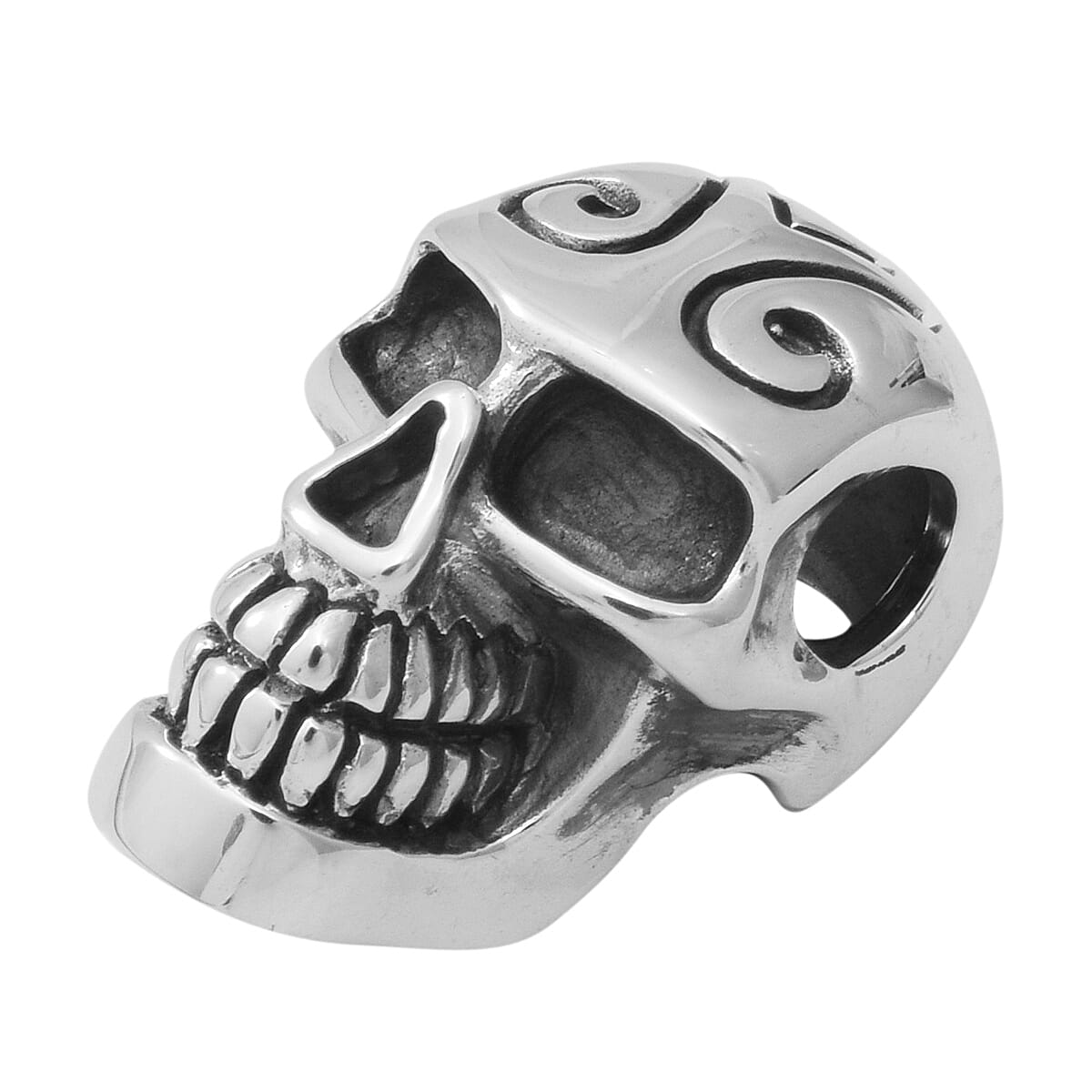 Thai Sterling Silver Skull Pendant