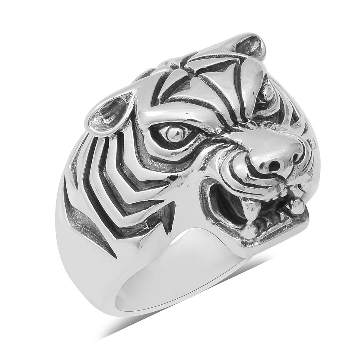 Sterling silver panther on sale ring