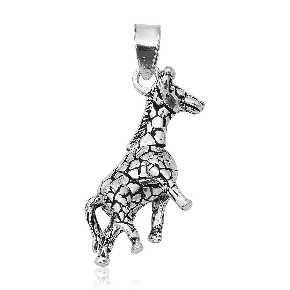 Sterling Silver Giraffe Pendant