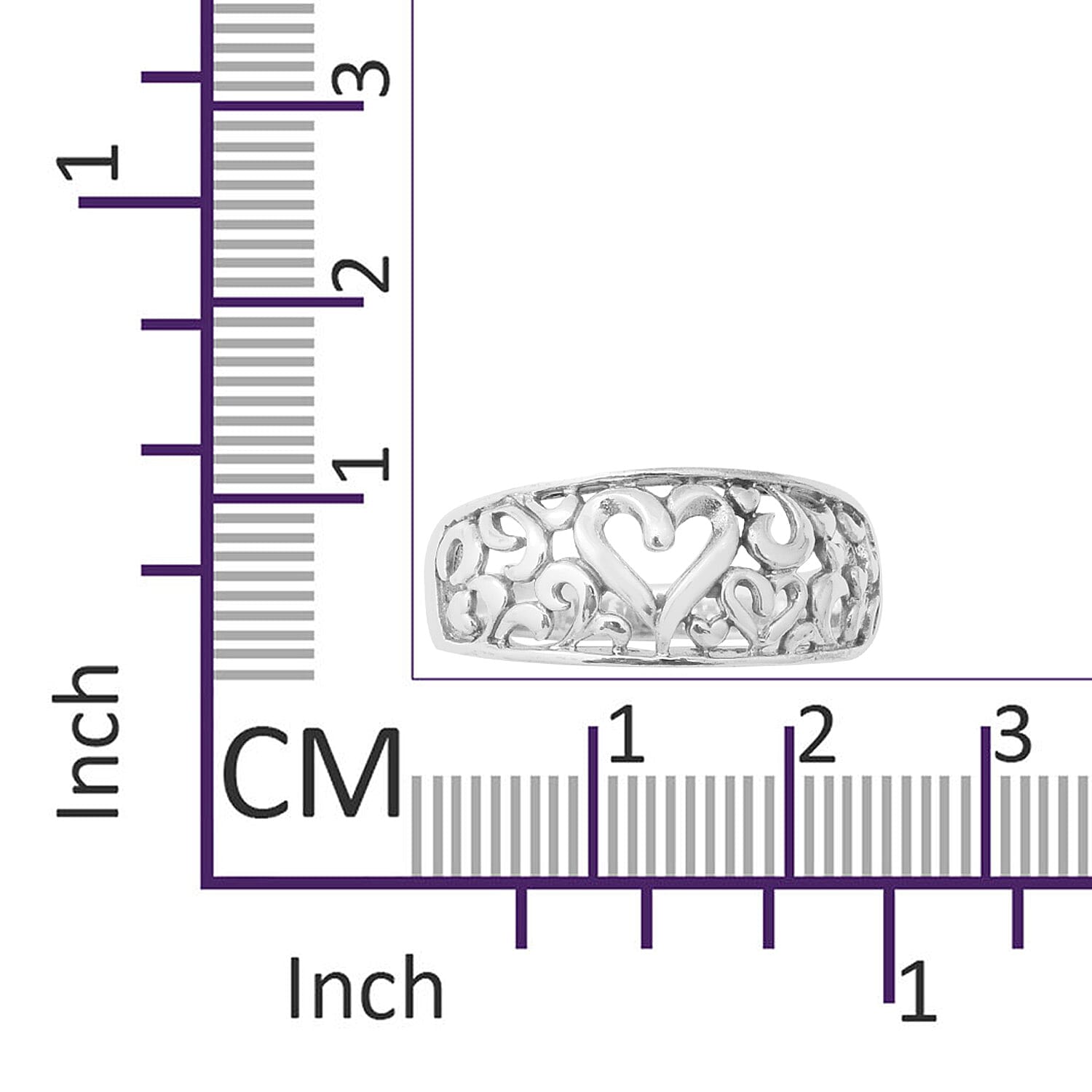 Sterling Silver Heart Ring