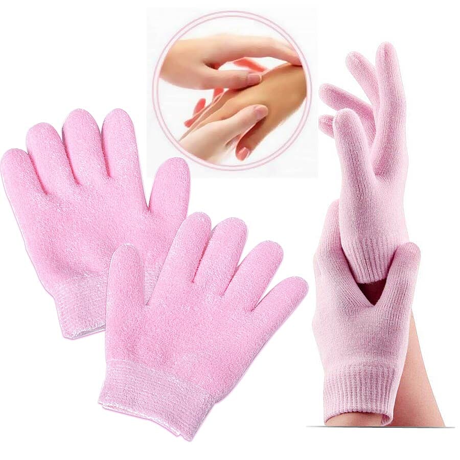 SPA Moisturizing Gel Gloves (One Size fits most) - Pink