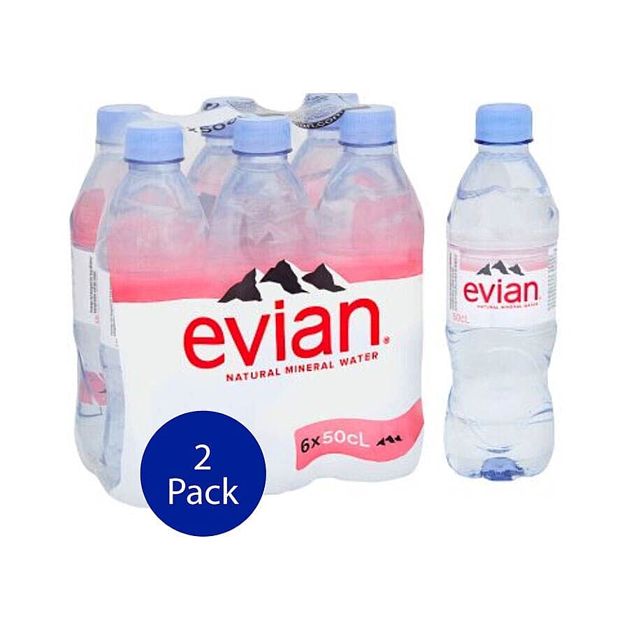 Evian: Still Water - 6X500ML (Pack of 2)