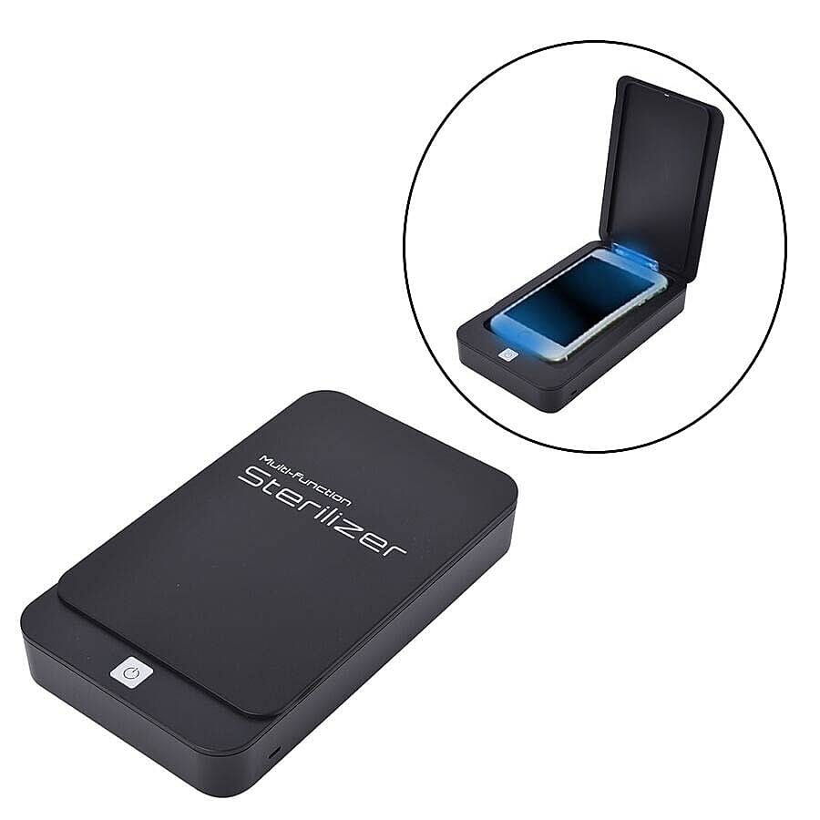 Portable 5V Multi-Function UV Light Steriliser - Black