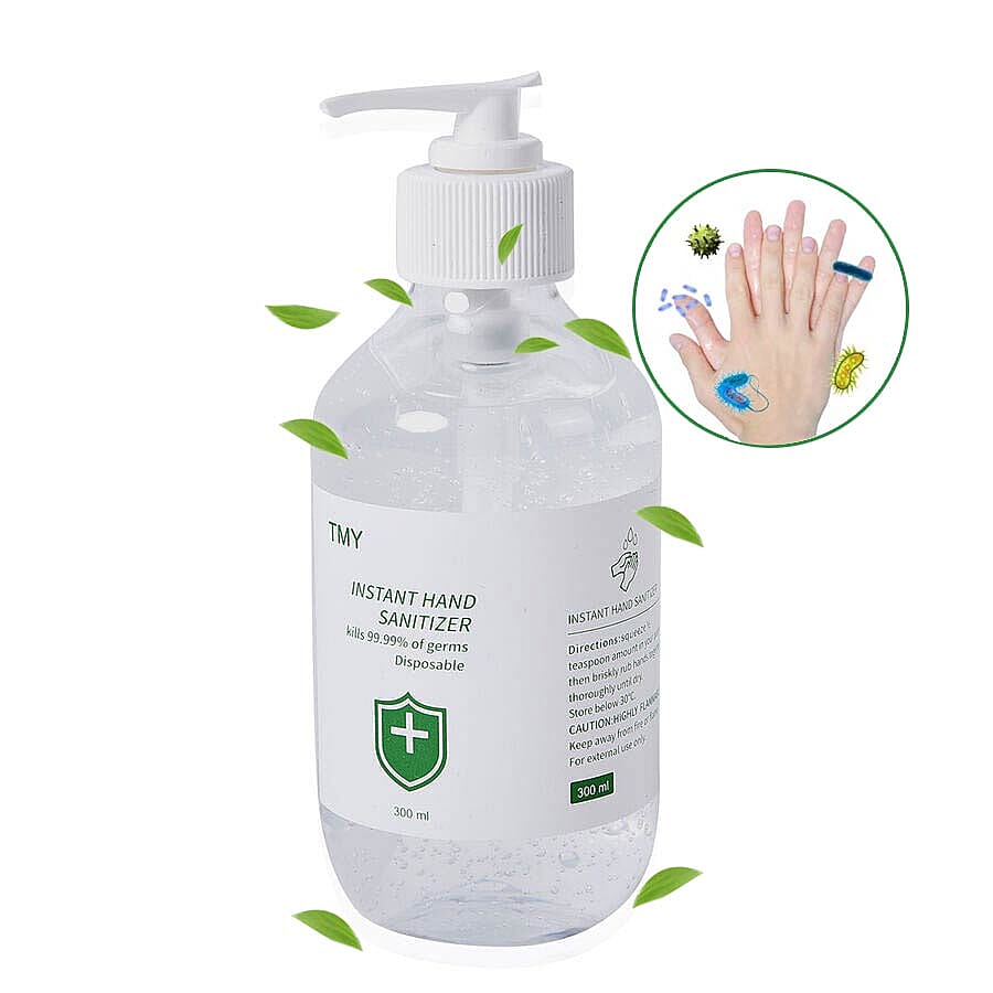 75% Alcohol Antibacterial Hand Sanitiser 99.99% Disinfectant Gel - 300ml