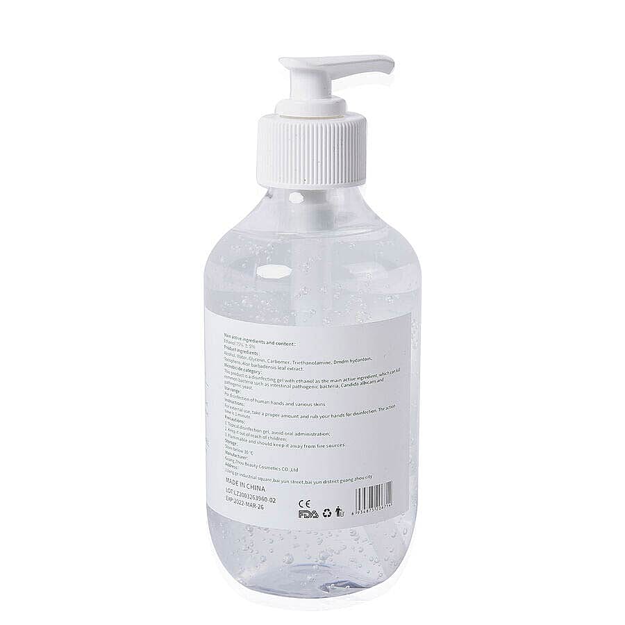 75% Alcohol Antibacterial Hand Sanitiser 99.99% Disinfectant Gel - 300ml